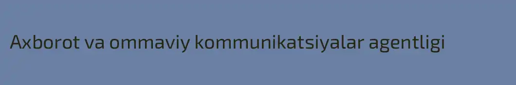 Axborot va ommaviy kommunikatsiyalar agentligi